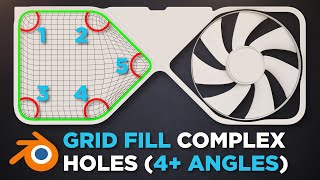 Grid Fill Complex Holes With More Than 4 Angles