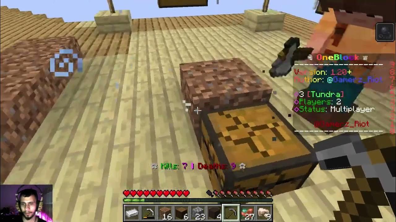 Minecraft one block skyblock 2 b l m mob farm yap yoruz youtube