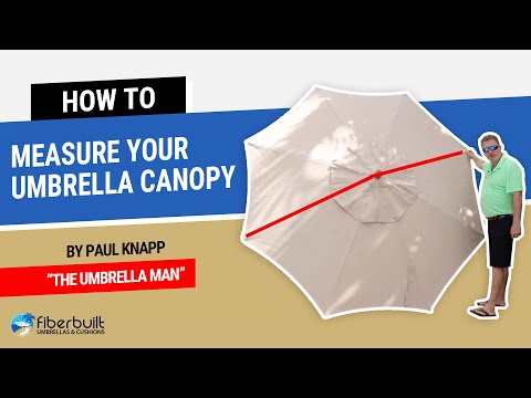 Video: Bagaimana Anda mengukur kanopi payung kantilever?