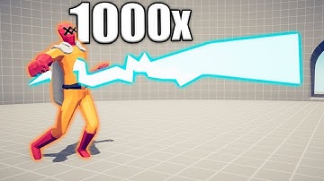 1000x OVERPOWERED ZEUS LIGHTNINGS vs UNITS - TABS | Totally Accurate Battle Simulator 2024