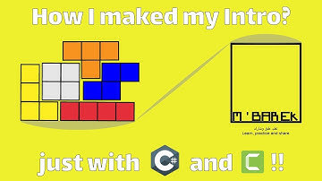 Practice your C# by create a simple game: Tetris illustration for my Intro