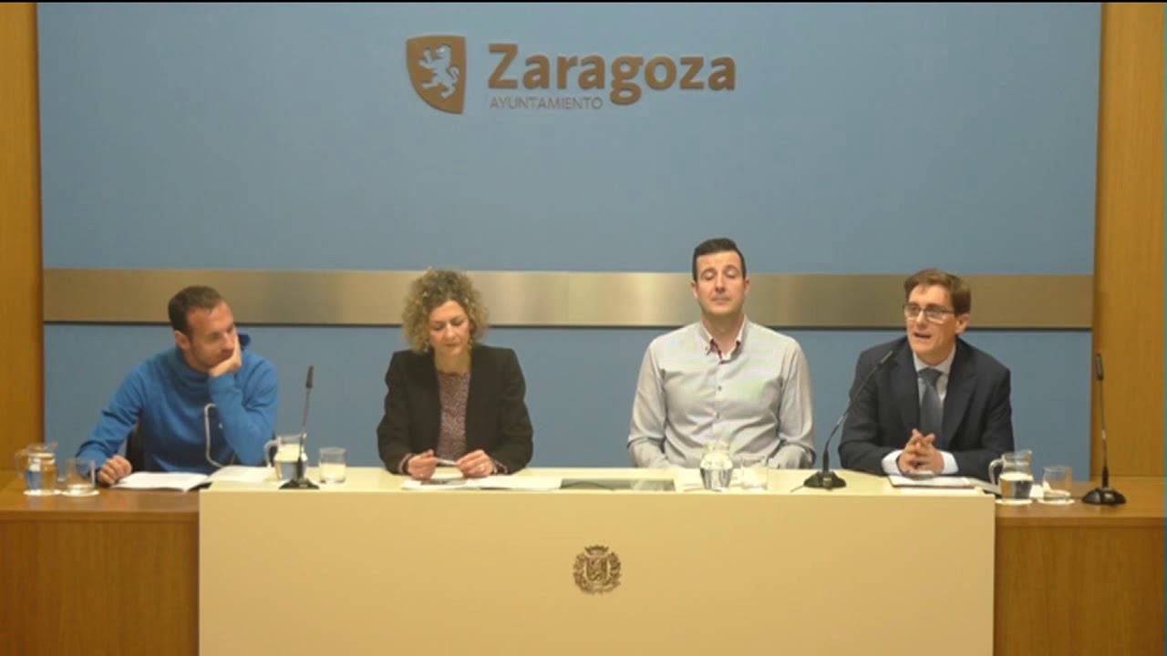31 de enero de 2018. Presentación del Gran Premio de Atletismo Ibercaja Ciudad de Zaragoza servicios al contribuyente