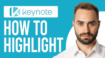 How To Highlight in Keynote (How To Highlight Text on Screen Apple Keynote)