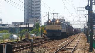 2018/8/3貨物列車5087レEF65‐2068号機(新)牽引