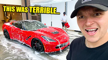 CAN'T Believe her C7 Corvette PAINT was this BAD!!