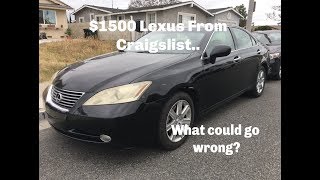 My 1500 Lexus Find From Craigslist Youtube My 1500 Lexus Find From Craigslist Youtube