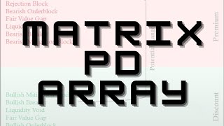 شرح الـ MATRIX PD ARRAY الخاصة بالـ ICT