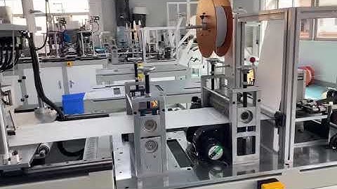Automatic KN95 N95 folded mask making machine ear loop welding machine