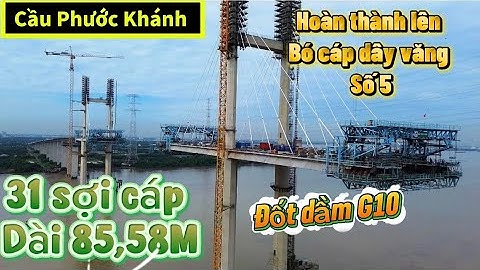 Tiến độ thi công cầu Phước Khánh mới nhất 