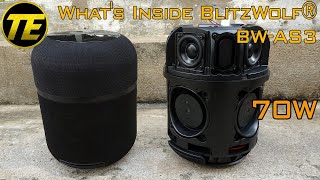 What's Inside BlitzWolf® BW-AS3 70W Bluetooth Speaker