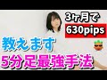【FX】5分足最強の聖杯手法が見つかったかもしれない