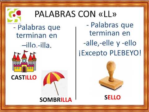 PALABRAS CON «LL» - YouTube