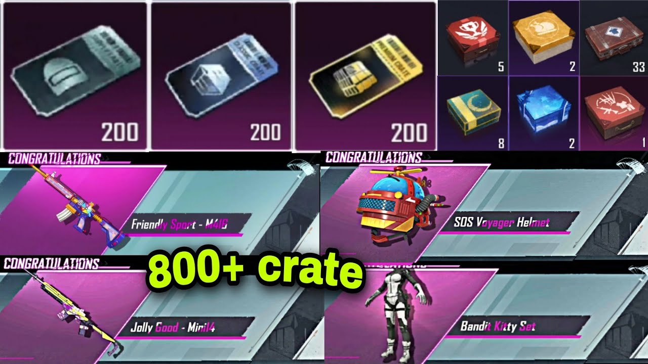 200 premium, 200 classic and 200 supply crate opening pubg mobile | new premium crate opening pubg