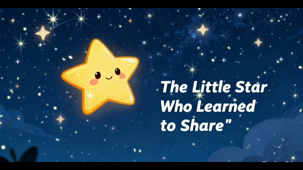 The Little Star who Learned to Share | English Kids Story | Moral Lesson | Story for Kids