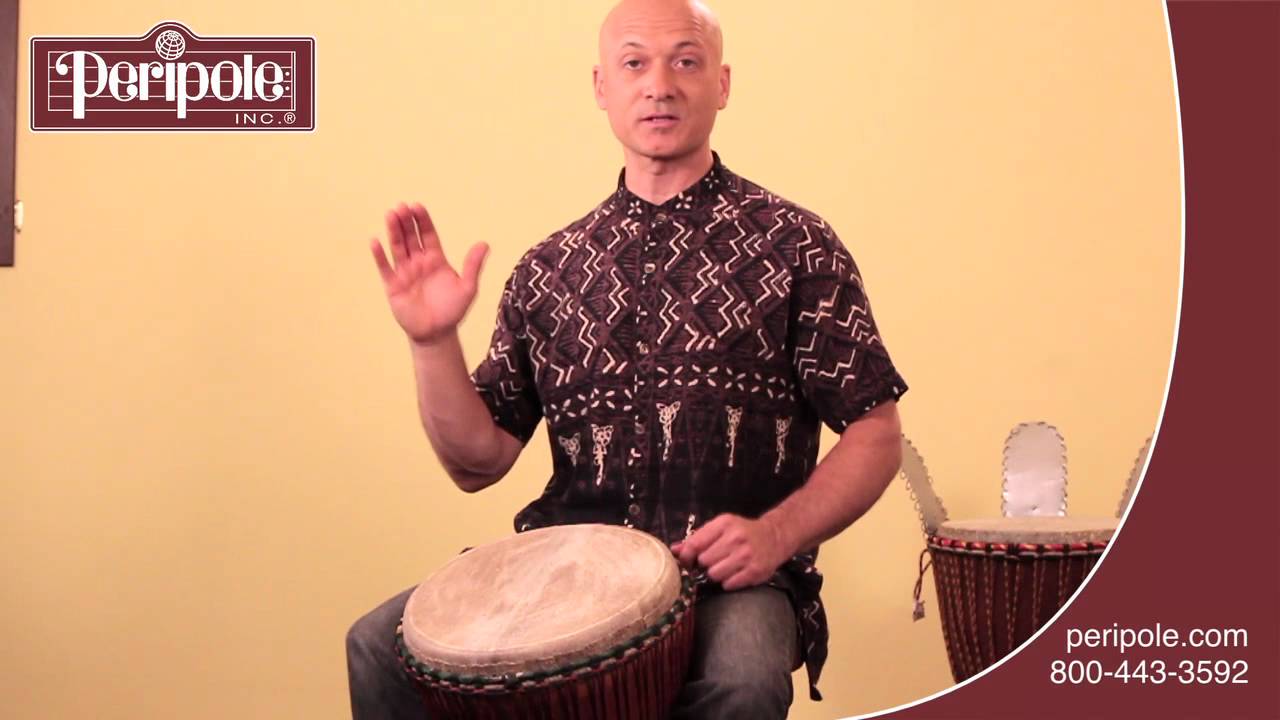 Djembe Slap Tone Demonstration YouTube