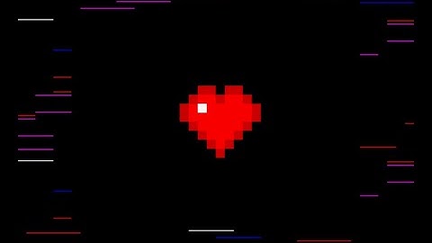 Heart256 by Aki (ZX Spectrum 256 bytes intro, 2022)