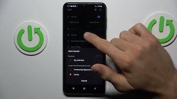 How to Add Event to Calendar on SAMSUNG Galaxy M23