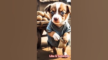 poor puppy......#ai #animation #puppy #shorts #video #dog