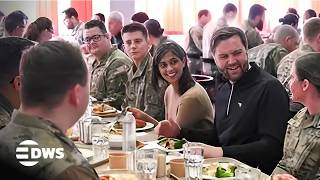 FULL EVENT: U.S. VP JD Vance & Usha Vance Celebrate Thanksgiving with Troops at Fort Campbell | AQ14