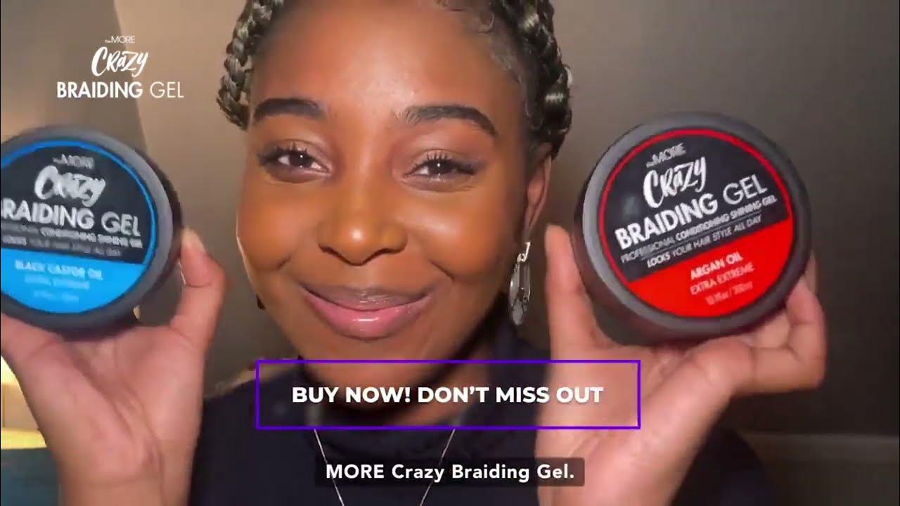 The Best gel to use any Braiding HairㅣTheMore Crazy Braiding Gel