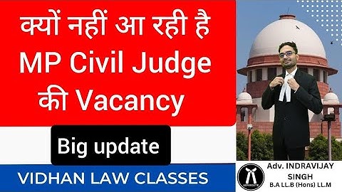 mp civil judge vacancy update #mpcj #mpciviljudge #civiljudge #judiciary #mpcjvacancy