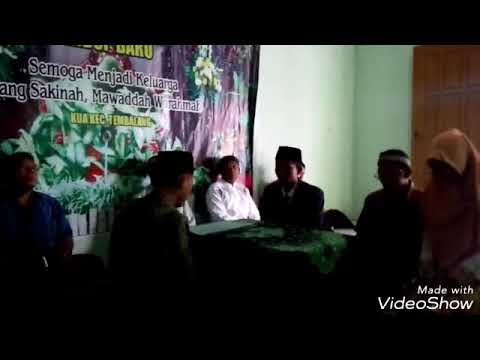 Ijab Qabul Pasangan Setia Budi Dan Dina