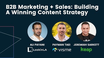 [Webinar] B2B Marketing + Sales: Building A Winning Content Strategy