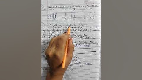 Class3  Maths  Chapter 1 Exercise 1A(Question  no.2,3,4)