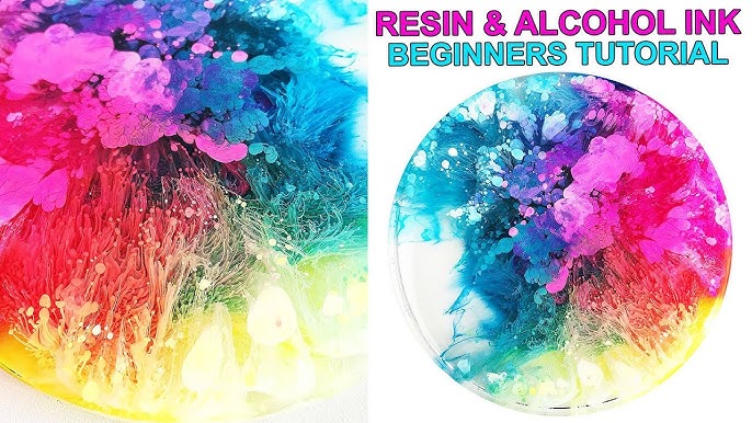 Alcohol ink & Epoxy Resin Tutorial