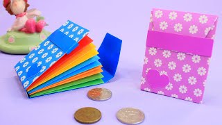 Радужный Оригами Кошелек Из Бумаги / Origami Rainbow Wallet