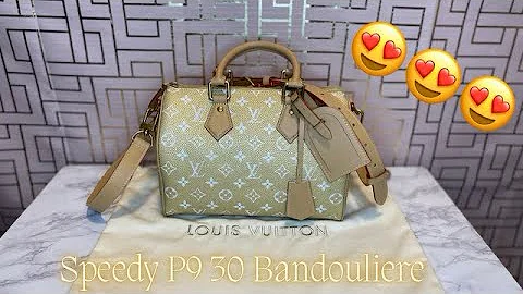 Gold LV Speedy P9 30 Bandouliere #unboxing 