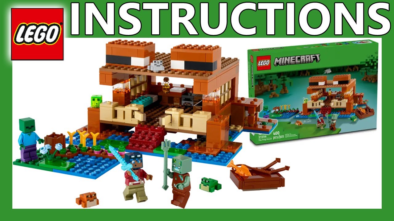 LEGO instructions | The Frog House | 21256 | LEGO MINECRAFT 2024