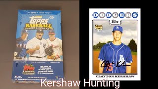 2008 Topps Updates & Highlights Break. Kershaw Hunting!