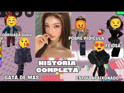 HISTORIA DE ROBLOX - ME APAIXONEI PELA NOVATA