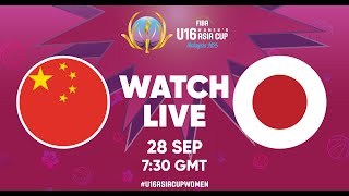 3RD PLACE GAME | China v Japan | Full Basketball Game | FIBA U16 Women&#39;s Asia Cup 2025 - Division A