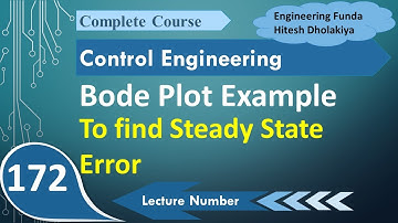 Bode Plot Example: Finding Steady State Error in Control Systems