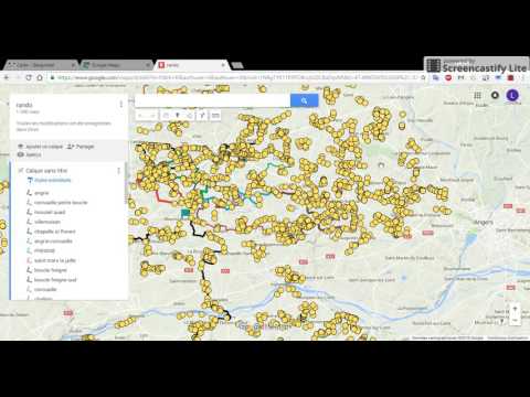 tuto création itinéraire rando geoportail gmap mymap 2/2