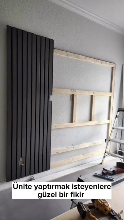 TV unit decoration ideas, TV wooden wall decoration ideas #viral #decor #shortfeed