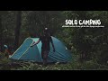 solo camping cooking (syahdu hujan horor)