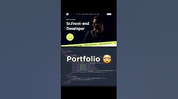 designed my portfolio website 🤯 #reels #portfolio #coding