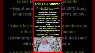 The Shocking Truth About Cold Weather Nobody Warns You About ❄️⚠️😱