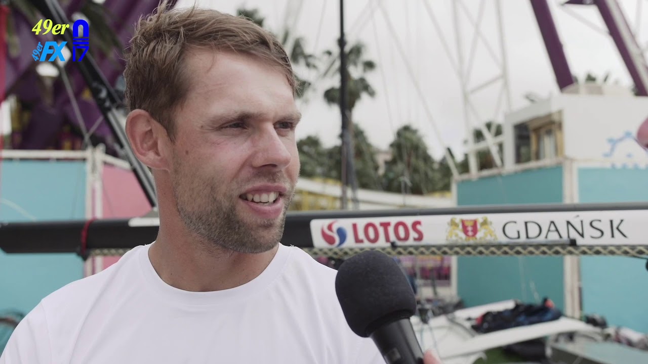 2020 49er World Championships - Day 3 Interview with Paweł Kołodziński