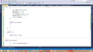 Day 18 - Static Members, Static Class and Static Constructor in C#