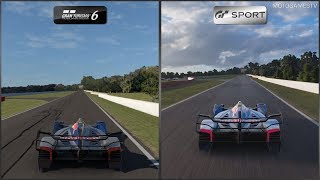 Gran Turismo 6 Vs Gran Turismo Sport - Red Bull X2014 Standard At Mount Panorama Bathurst