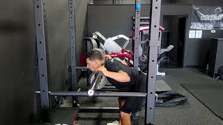 Barbell Low Pin Good Mornings (Near Parallel) Barbell Low Pin Good Mornings (Near Parallel)