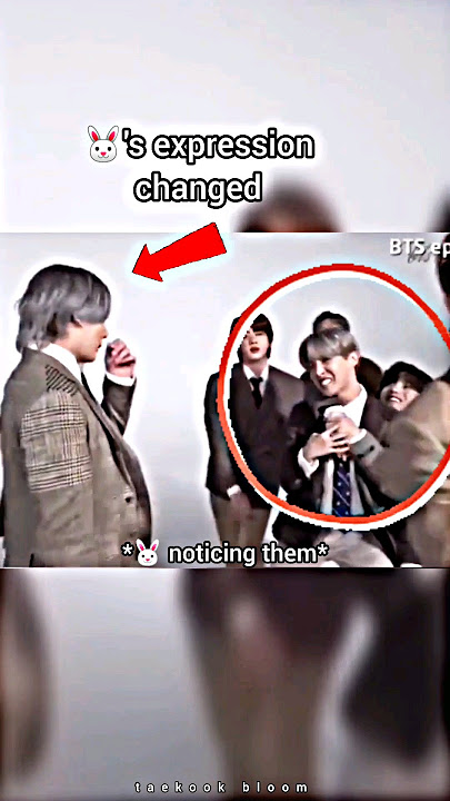 Jungkook noticed 🐰😳 Taehyung and Jhope immediately 😆‼️ What a jealous bunny #taekook #shorts