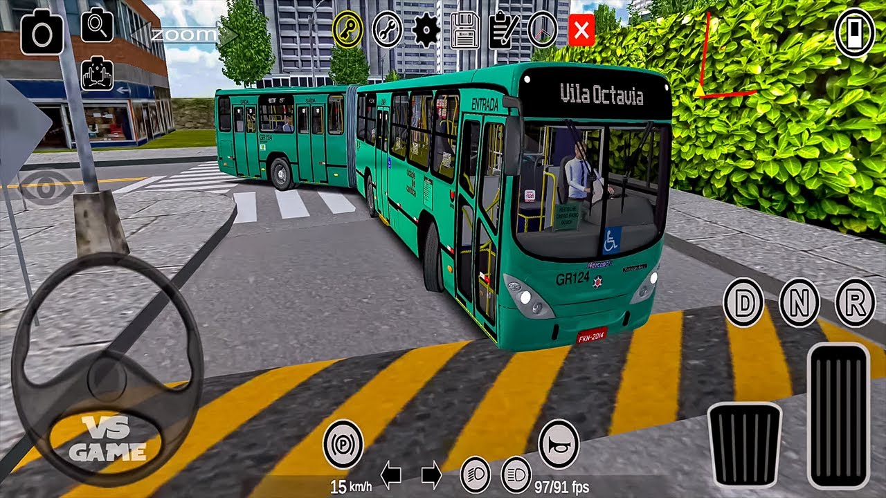 New Caio Millennium BRT II Articulated Bus Driving  Proton Bus Simulator  Urbano Android Gameplay 