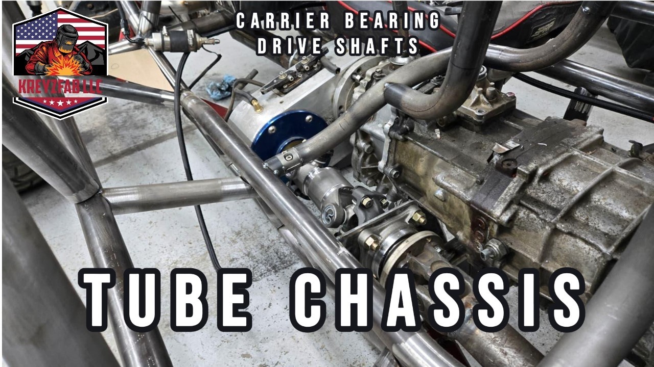 Tube Chassis Buggy Build | Driveshafts | Carrier Bearing 