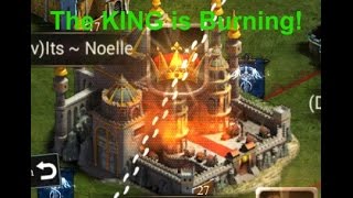 Killing 1072's FALSE King! (Clash of Kings Skill Hit)