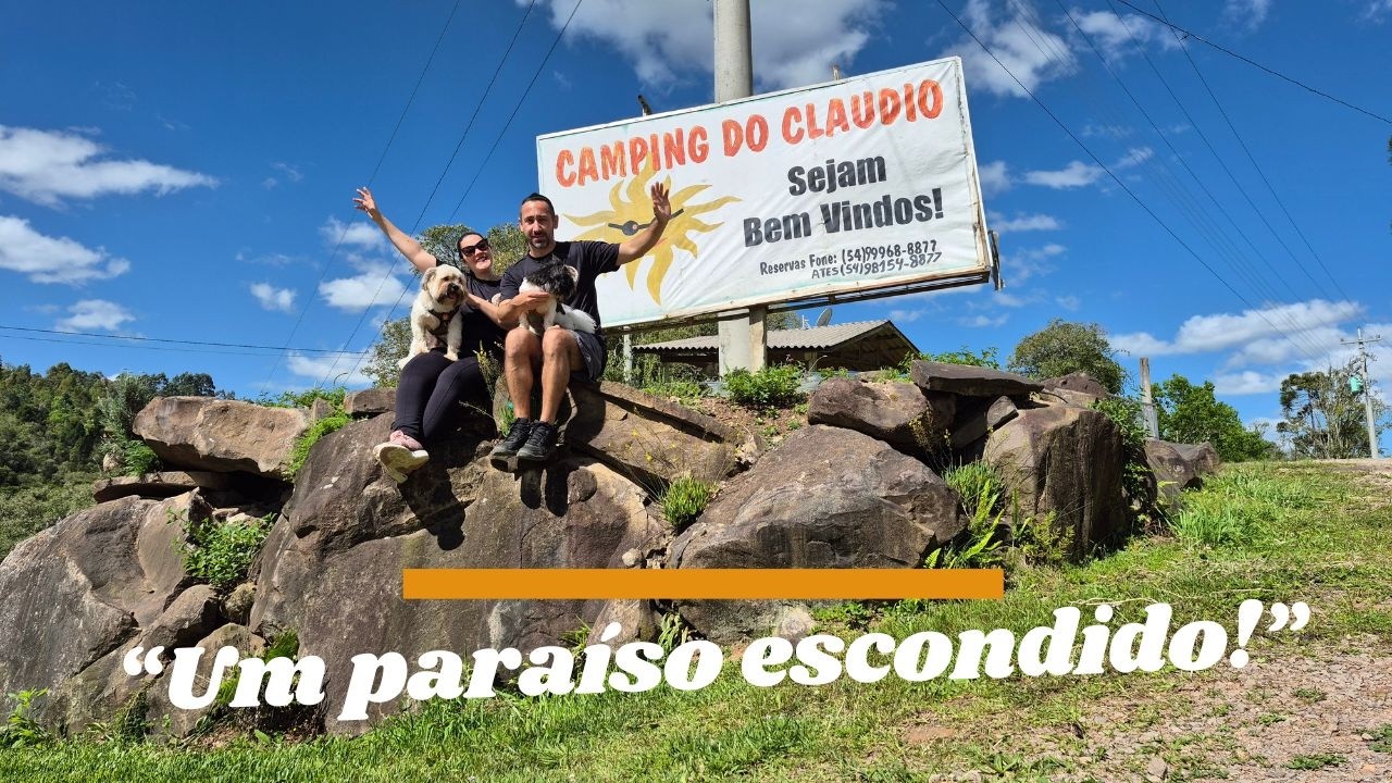 O PARAÍSO ESCONDIDO DE CAXIAS DO SUL! Camping do Cláudio em Fazenda Souza